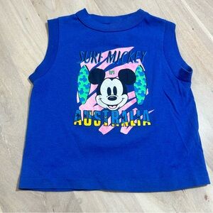 Vintage Surf Mickey In Australia The Walt Disney Company Kids Tank Top Size 5/6